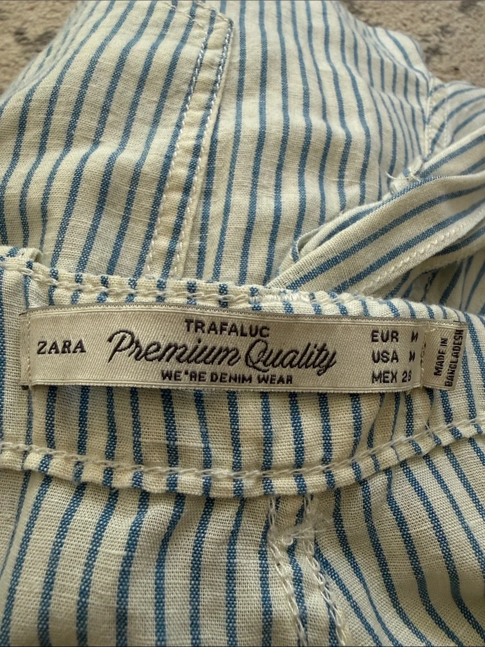 Zara linen blend overalls - lightweight and perfect!